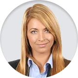 Happy female customer